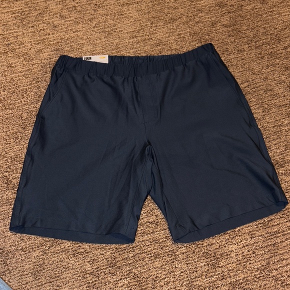 Greg Norman Collection Dark Blue Athletic Shorts - Picture 1 of 3